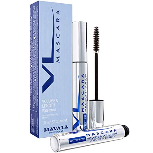 Mavala Mascara Volume & Length Waterproof, Plum, 0.32 Ounce