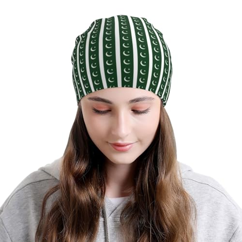 sackhg Flag of Pakistan Print Winter Beanie Hat Men Women Soft Lightweight Thermal Cap for Outdoor Skiing Wear Black