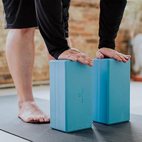 Hugger Mugger 5 in. Big Foam Yoga Block - Extra Large Size, Dense Foam, Reliable Support, Beveled Edges for Comfort, Great...