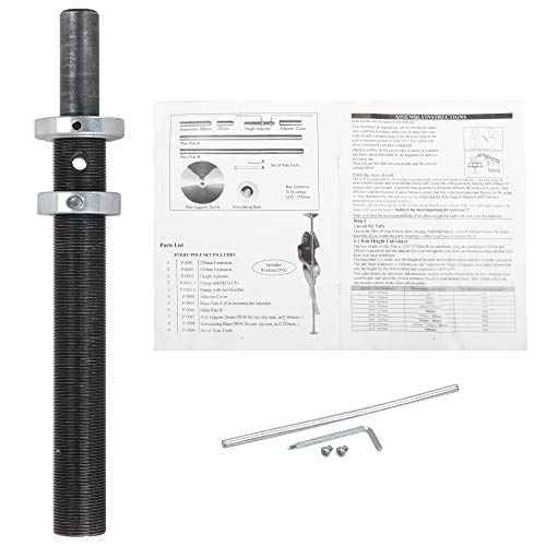 Professional Portable Dancing Pole Spinning Static Dance Pole Removable 45mm Dance Pole Kit for Home Exercise Gym Club Par...