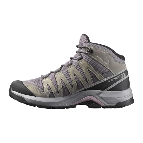 Salomon Women's X-Adventure Recon Mid Gore-Tex Hiking Shoe, Waterproof Stability for Rugged Hiking Trails & All-Weather Tr...