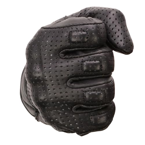 Milwaukee Leather Men's Premium Leather Perforated Cruiser Gloves MG7500 (3X-Large)