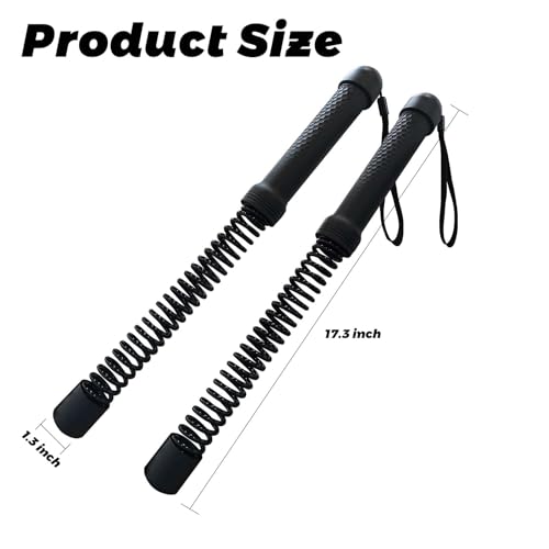 Gonideerix 2-in-1 Ropeless Battle Ropes (2-Pack), Adjustable to Resistance Training Stick – Portable Full Body Workout for...