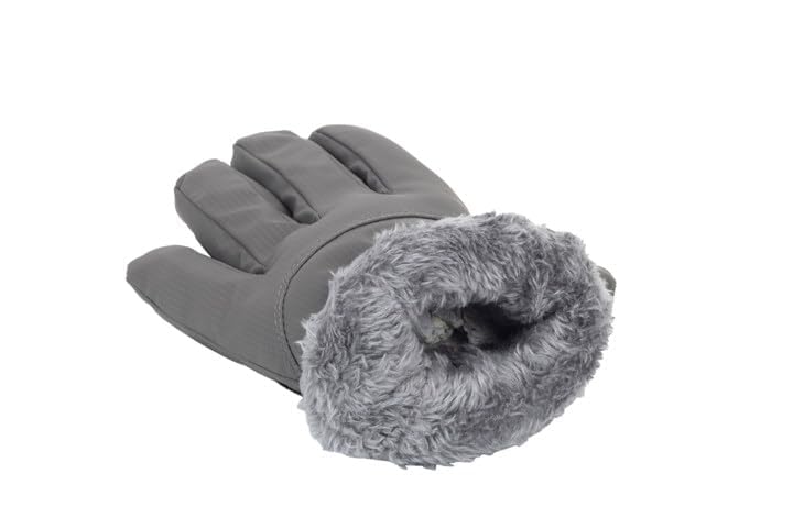 Winter Ski-Gloves for Men-Women Non-Slip-Plus-Velvet-Thickened Mitt Waterproof Cold-Weather Touchscreen-Cycling-Gloves S/M