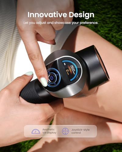 RENPHO Active Thermacool 2 Massage Gun+Ascend Massage Gun with 6-12mm Adjustable Amplitude