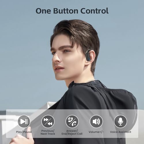 TRAUSI Wireless Earbuds, Bluetooth 5.4 Headphones, True Wireless Stereo Earphones with Noise Cancelling Mic, IPX7 Waterpro...