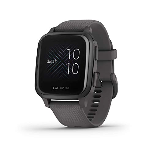 Garmin Venu Sq Music, GPS Smartwatch with Bright Touchscreen Display, Features Music and Up to 6 Days of Battery Life, Black (Renewed Premium)