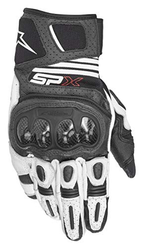 Alpinestars SPX AC V2 Gloves, 3XL, Black/White