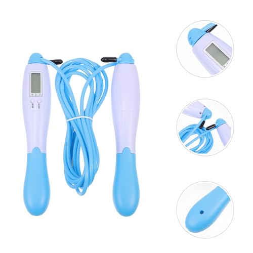 LIGHTAOTAO Smart Electronic Counting Jump Rope for Adults, Steel Wire Fitness Skipping Rope with Digital Calorie Counter, ...