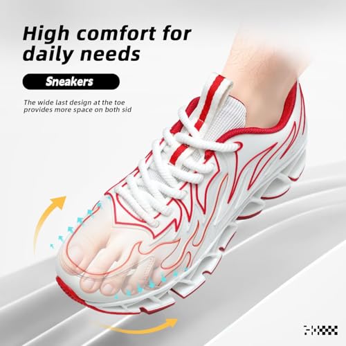 Mens Running Shoes Mesh Breathable Trail Runners Fashion Sport Blade Walking Tennis Sneakers