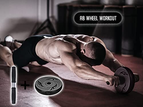 2021 High Performance Parts Adjustable Weight Dumbbell Barbell Kit with Ab Roller 88LB / 110LB Home Workout Equipment (88)...