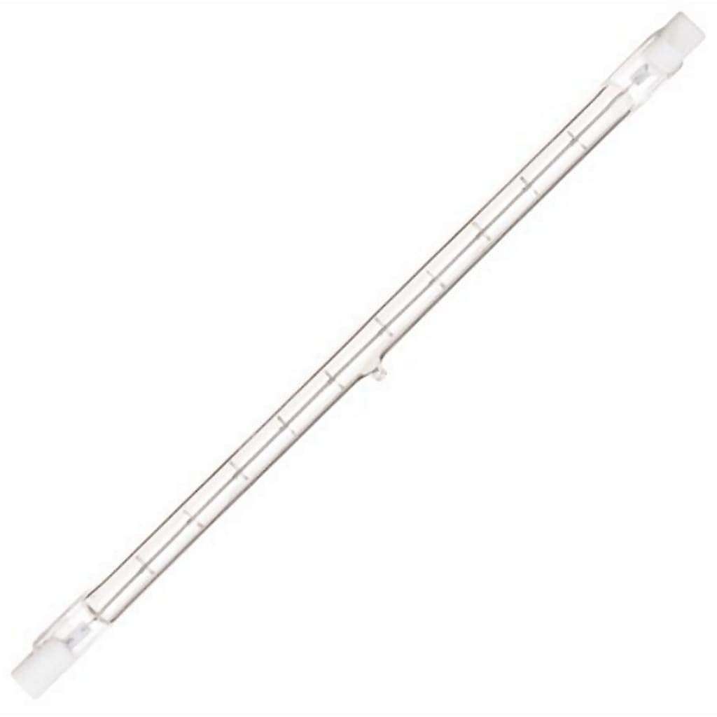 Satco S4199 1000W Halogen Light Bulb, 15000 Lumens, Dimmable, Clear, R7S Base, 254Mm, Glass, 240 Volt