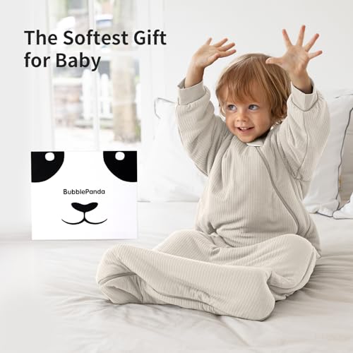 BubblePanda Rayon Made from Bamboo Sleep Sack 12-18 Months Long Sleeve Sleep Sack 1.5 Tog Supersoft Winter Baby Wearable B...