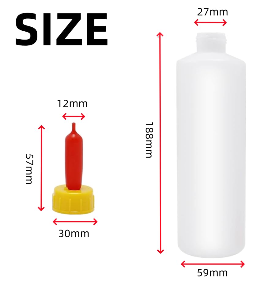 6Pcs Goat Feeding Bottles 400 ml/13.5 oz and 12 Nipples, Lamb and Kid Bottle, Livestock Baby Bottle for Sheep,Lamb,Calf and Other Mammal Feeding Bottles