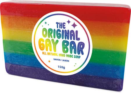 GAMAGO Gay Bar All Natural Hand Made Soap - Novelty Fun Gift for Friends & Family - A Bar Made With Pride - 100% Natural Glyceri