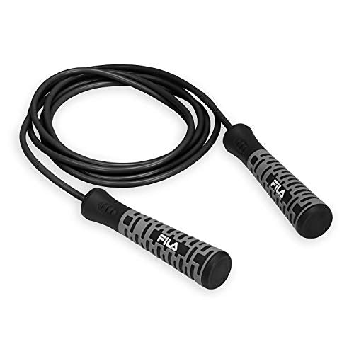 FILA Accessories Cardio Speed Jump Rope | 9FT | Vinyl Coated Adjustable Non-Kink Speed Rope