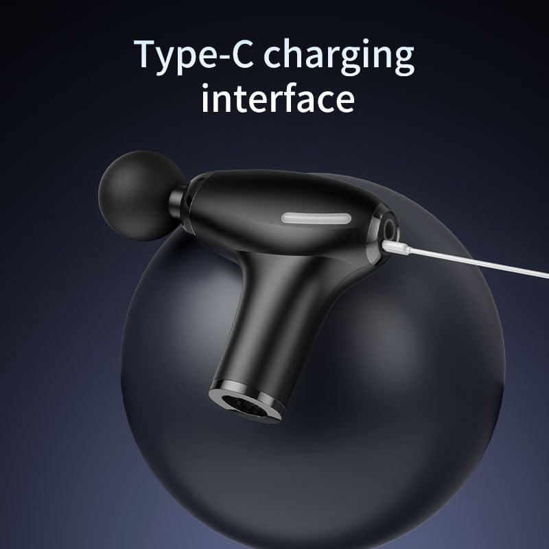 3-in-1 Massage Gun with Upgraded Extension Handle,Back Massager for Pain Relief, Portable Percussion Muscle Massager for S...