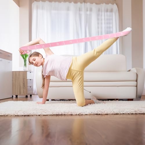 Faswin 4 Pcs Stretch Strap for Kids, Dance Training Elastic Band for Children Gymnastics, Stretch Bands Yoga Stretching St...