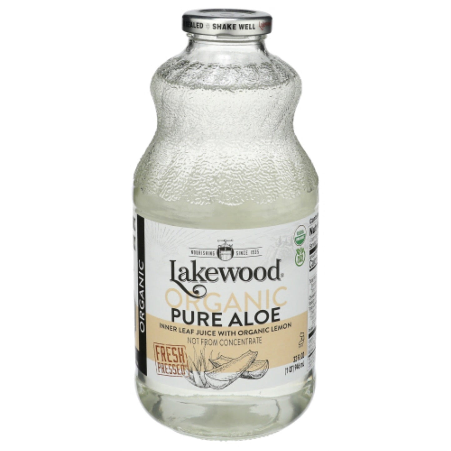 Lakewood Juice Aloe Vera Organic (Pack Of 6)