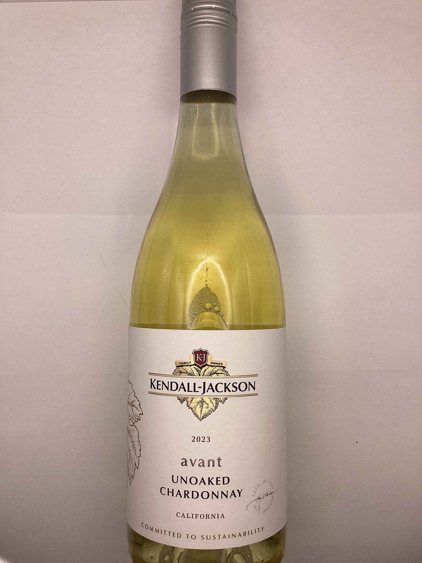 Kendall Jackson Unoaked Chardonnay 750ml Wine