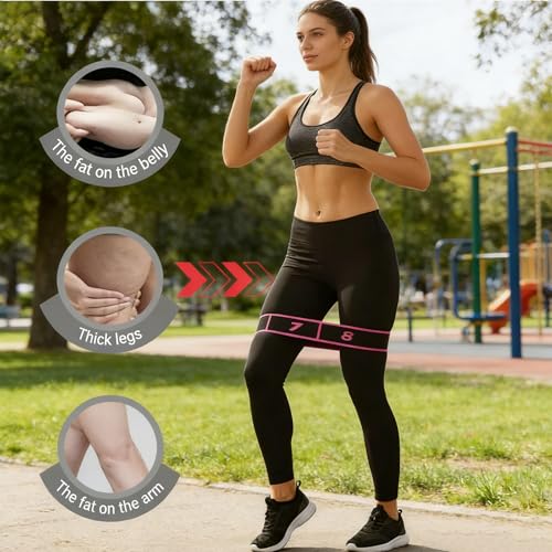 Elastic Yoga Stretching Strap with Loops, 3Pcs Yoga Strap Numbered Resistance Band 8 Segment Pilates Stretching Band for P...