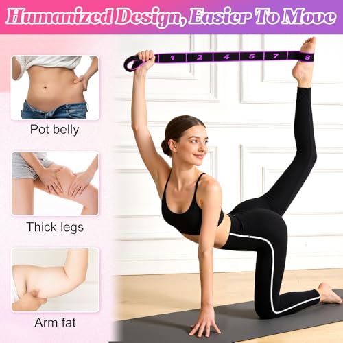 3PCS Fitness Resistance Bands with Handles,Resistance Bands with Handles, Fitness Resistance Band for Stretching and Yoga,...
