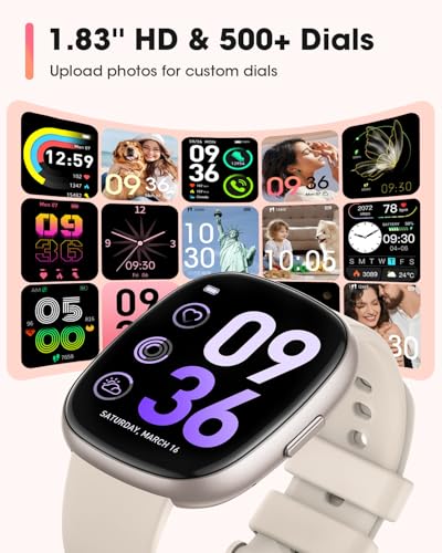 Fitness Trackers for Men Smart watch: Fitness Tracker with Blutooth Call 24/7 Heart Rate SpO2 Sleep Monitor IP68 Waterproo...