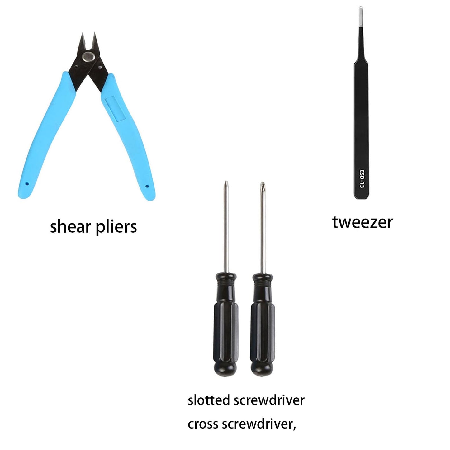 3D Printer Tool Kit for Bambu Lab A1/A1 Mini, Maintenance Common Tool Kit with Clog Poke, Silicone Sock, PTFE Tube, Allen Wrench, Screwdriver, 3D Printing Accessory for 3D Print Removing, Cleaning