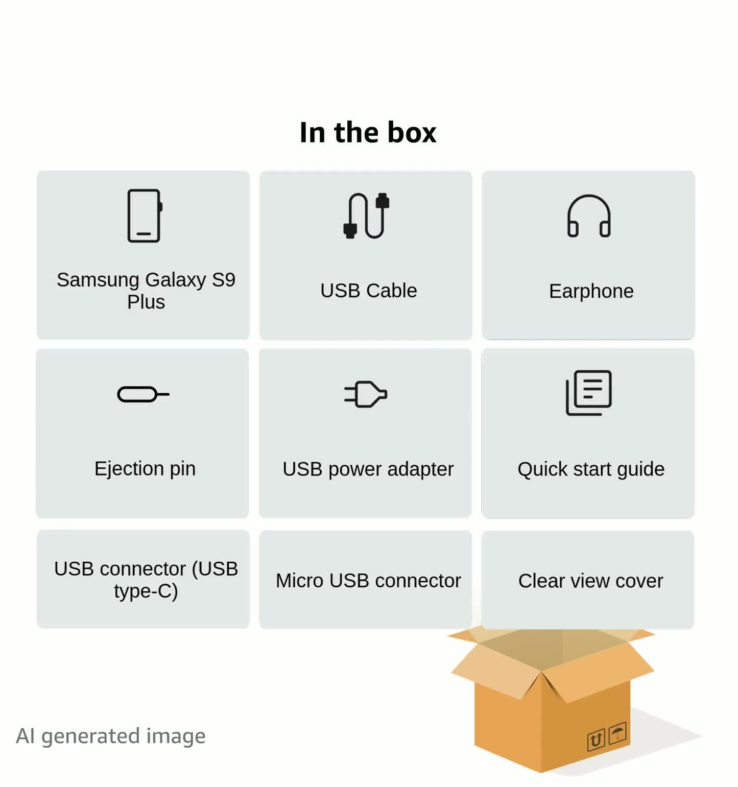Samsung Galaxy S9 Plus (Sm-G965F/Ds) 6Gb / 128Gb 6.2-Inches Lte Dual Sim Factory Unlocked - International Stock No Warranty (Cor