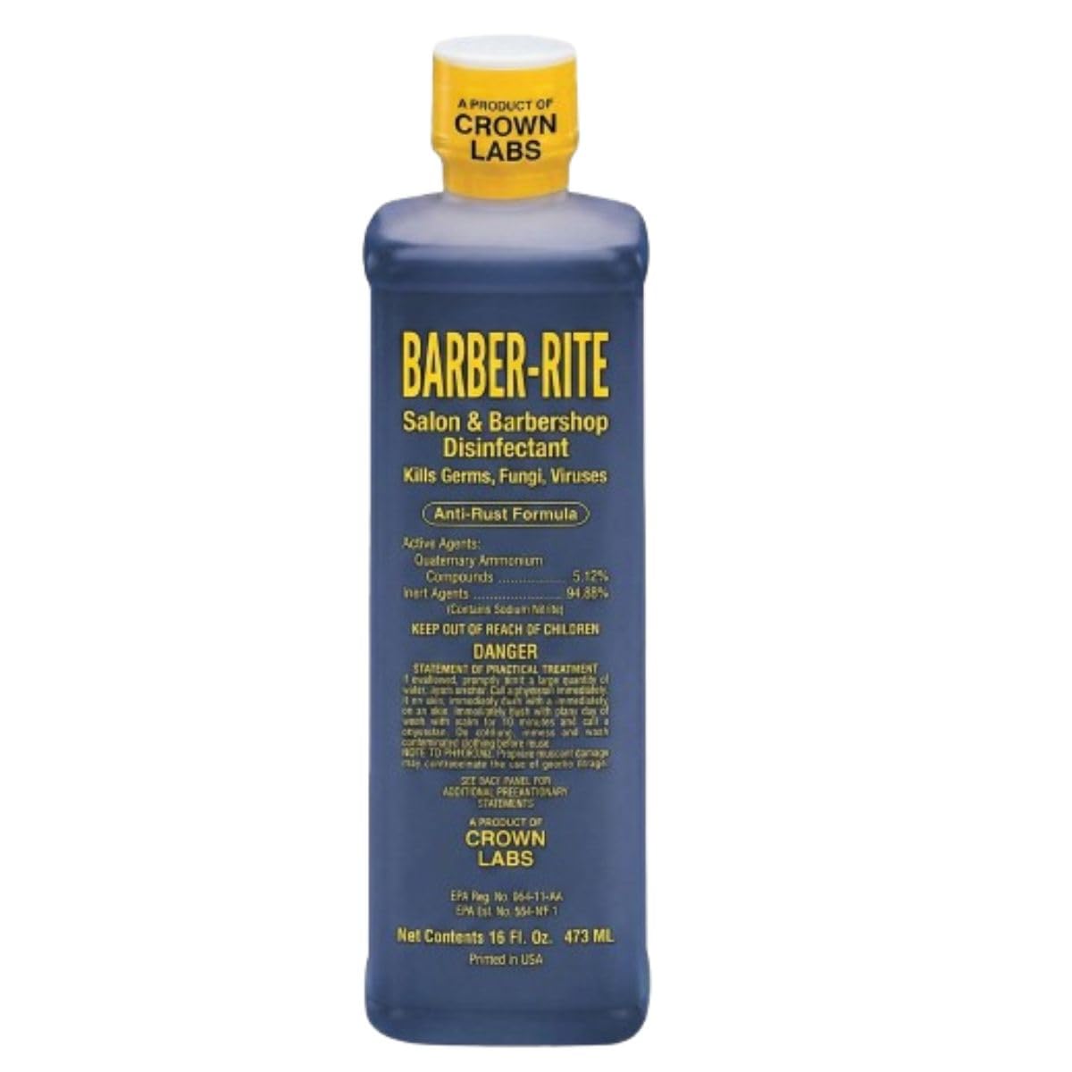 BARBER- RITE Disinfectant Concentrate, 16 Fl Oz