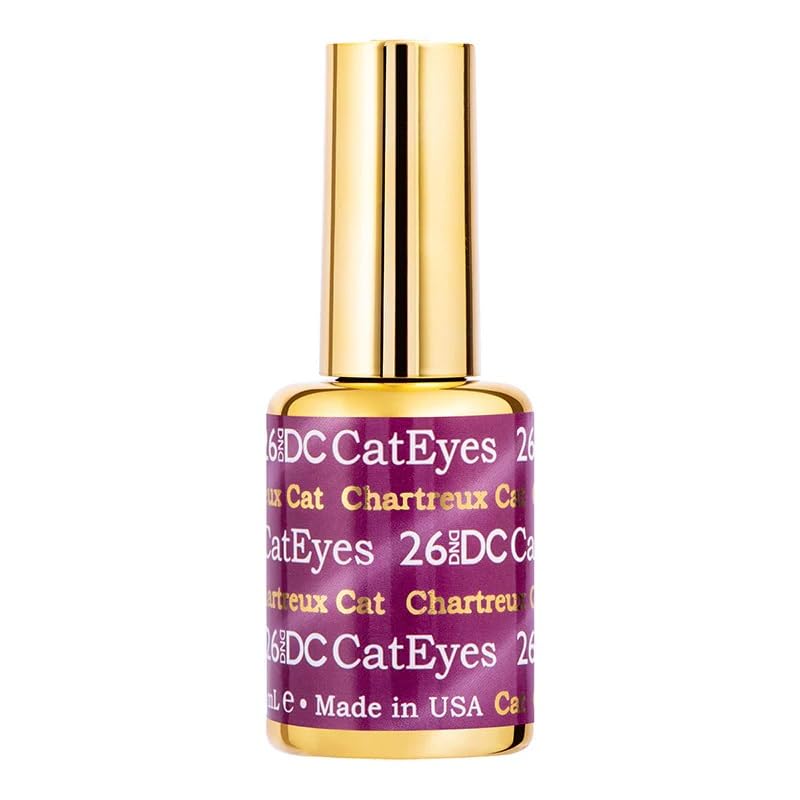 DC 3D Cat Eyes DND gel nail Nail Polish (#26 - Chartreux Cat, 0.6)