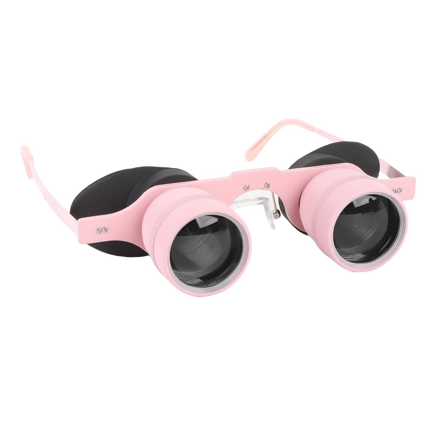 10X Binocular Glasses Professional, HD Portable Fishing Binoculars, Comfortable Wearable Polarized Glasses for Concerts Theater