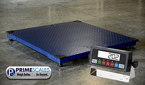 Prime 10000x1lb 60"x 60" Floor Scale with Metal Indicator