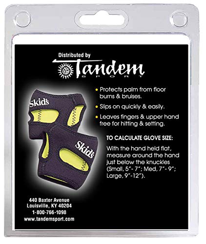 Tandem Sport Skids Palm Protectors - Volleyball Hand Protection for Floor Burns and Bruises - Used by Olympic Athletes - F...
