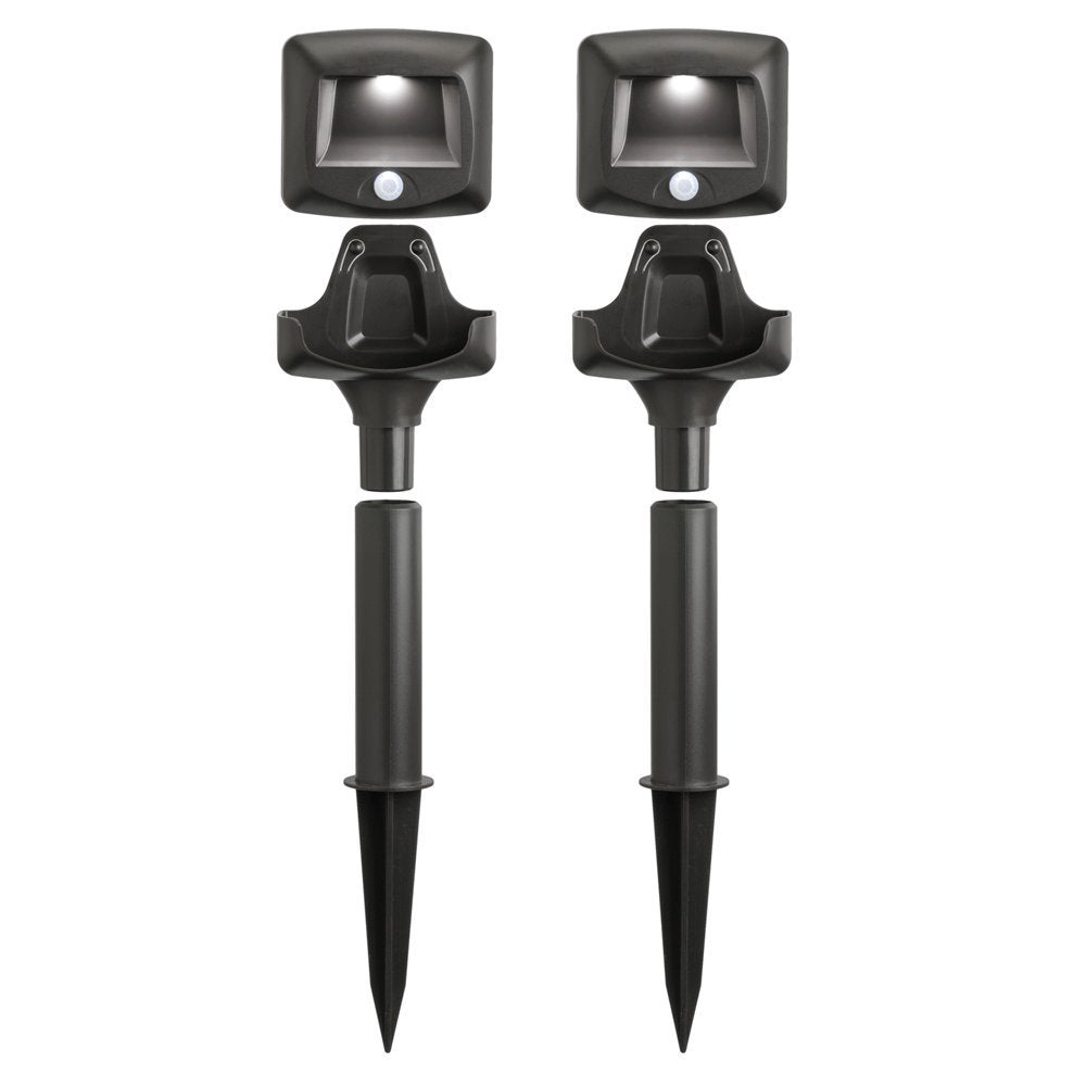 Mr Beams MB572 Wireless Battery-Powered Motion Sensing LED Path Lights, 2-Pack, Brown