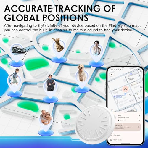 GPS Tracker for Vehicles - Car Tracker Device Hidden for Vehicles, Real-Time Mini Tracker Device for Vehicles, No Monthly ...