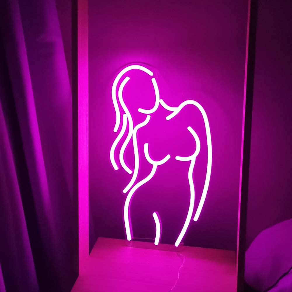 Lamomo LED Neon Flex Strip, 16.4ft Pink Waterproof Silicone Light for Indoor/Outdoor Decoration