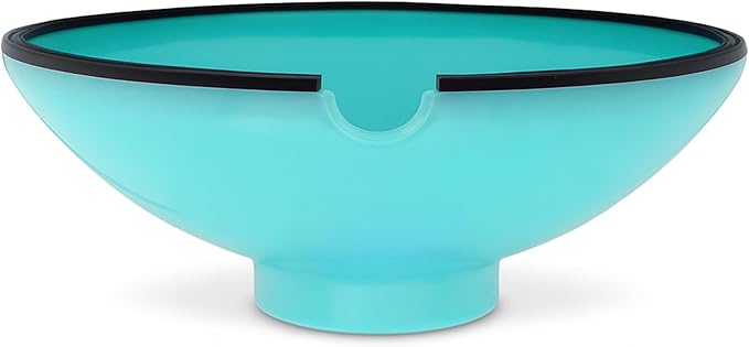 Ultimate Grease Drainer & Food Strainer (Aqua) Premium Heat-Resistant Silicone Colander for Bacon, Ground Beef, Pasta & Veggies; Fits Pans, Cans & Jars; Dishwasher Safe