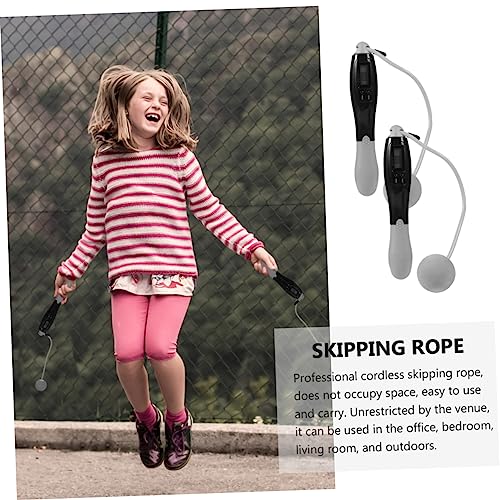 BESPORTBLE Cordless Smart Skipping Rope with Digital Counter Lightweight Fitness Jump Rope for Home Office and Outdoor Wor...