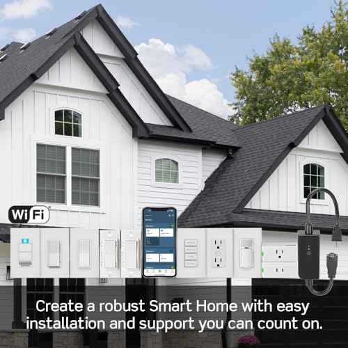 Leviton Decora Smart Switch, Wi-Fi 2nd Gen, Neutral Wire Required, Works with Matter, Alexa, Google Assistant, Apple Home/...