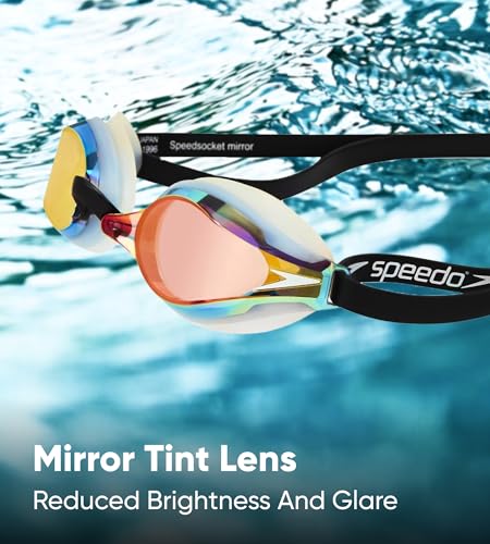 Speedo Fastskin Speedsocket 2 Mirrored Goggles White/Copper