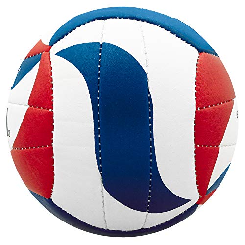 Molten NCAA FLISTATEC Mini Volleyball, Red/White/Blue