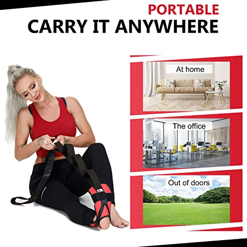 Foot and Calf Fascia Stretcher for Plantar Fasciitis, Physiotherapy Stretching Strap, Yoga Stretch Strap Improves Strength...