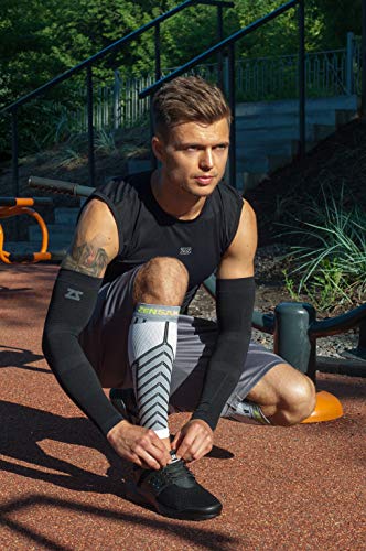 Ultra Compression Arm Sleeves (Pair) for Men and Women High Performance