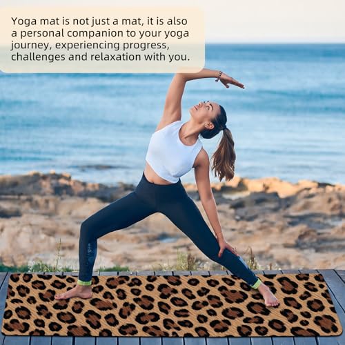 FOLAI Extra Thick Yoga Mat 6mm,pilates mat thick - Non-Slip Exercise Mat for HIIT, Pilates & Home Workouts & Workout with ...