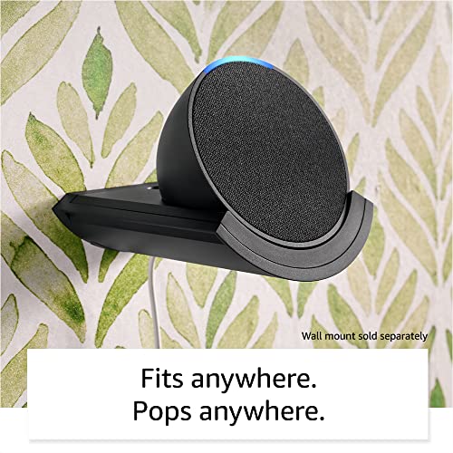 Amazon Echo Pop (newest model), Our smallest speaker, Designed for Alexa+, Fits in any room, Glacier White