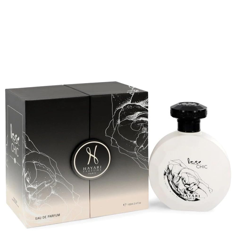 Hayari Rose Chic by Hayari Eau De Parfum Spray (Unisex) 3.4 oz Women