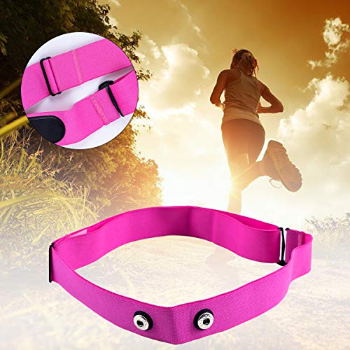 XUXIN Replacement Heart Rate Monitor Soft Strap Adjustable Elastic Chest Mount Belt Compatible with Polar, Garmin, Wahoo S...