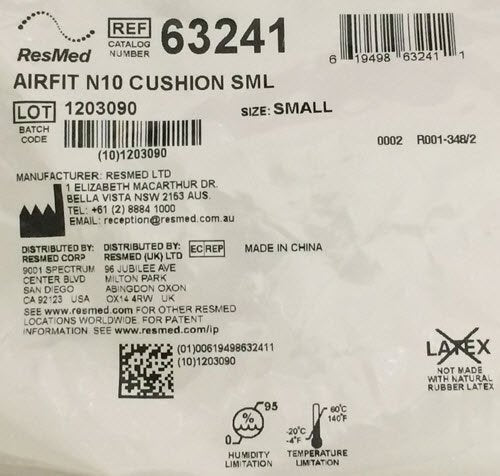 ResMed AirFit N10 Cushion - Small