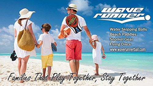 Wave Runner Low Resilient PVC Balls Great for Beach Ball Tennis Matkot Kadima Paddle Replacement Balls Set of 3 Colors Mea...